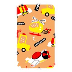 Seamless Pattern Cartoon With Transportation Vehicles Memory Card Reader (rectangular) by Simbadda