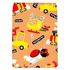 Seamless Pattern Cartoon With Transportation Vehicles Removable Flap Cover (S)