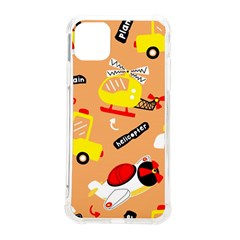 Seamless Pattern Cartoon With Transportation Vehicles Iphone 11 Pro Max 6 5 Inch Tpu Uv Print Case by Simbadda