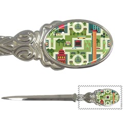 City Seamless Pattern Letter Opener by Simbadda