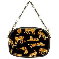 Seamless Exotic Pattern With Tigers Chain Purse (one Side) by Simbadda