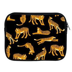 Seamless Exotic Pattern With Tigers Apple Ipad 2/3/4 Zipper Cases by Simbadda