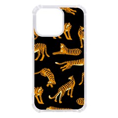 Seamless Exotic Pattern With Tigers Iphone 13 Pro Tpu Uv Print Case by Simbadda