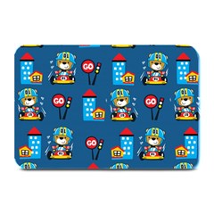 Racing-car-printing-set-cartoon-vector-pattern Plate Mats by Simbadda