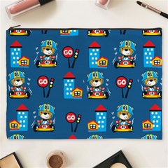 Racing-car-printing-set-cartoon-vector-pattern Cosmetic Bag (xxxl) by Simbadda