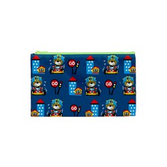 Racing-car-printing-set-cartoon-vector-pattern Cosmetic Bag (xs) by Simbadda