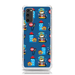 Racing-car-printing-set-cartoon-vector-pattern Samsung Galaxy S20 6 2 Inch Tpu Uv Case by Simbadda