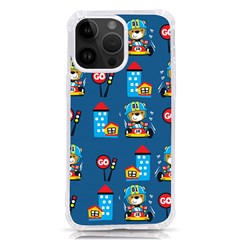 Racing-car-printing-set-cartoon-vector-pattern Iphone 14 Pro Max Tpu Uv Print Case by Simbadda