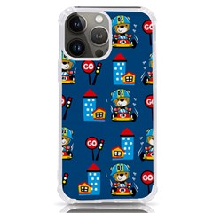 Racing-car-printing-set-cartoon-vector-pattern Iphone 13 Pro Max Tpu Uv Print Case by Simbadda