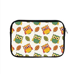 Background-with-owls-leaves-pattern Apple MacBook Pro 15  Zipper Case