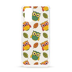 Background-with-owls-leaves-pattern Samsung Galaxy S20 6.2 Inch TPU UV Case