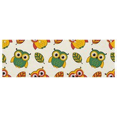 Background-with-owls-leaves-pattern Banner and Sign 9  x 3 