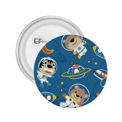 Seamless-pattern-funny-astronaut-outer-space-transportation 2 25  Buttons by Simbadda