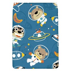 Seamless-pattern-funny-astronaut-outer-space-transportation Removable Flap Cover (l) by Simbadda