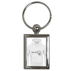 (2)dx Hoodie  Key Chain (rectangle) by Alldesigners