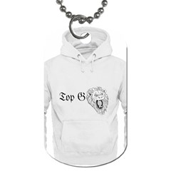 (2)dx Hoodie  Dog Tag (one Side) by Alldesigners