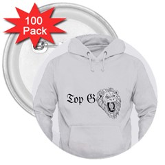 (2)dx Hoodie  3  Buttons (100 Pack)  by Alldesigners