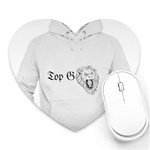 (2)DX hoodie  Heart Mousepad Front