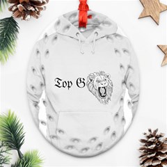 (2)dx Hoodie  Oval Filigree Ornament (two Sides)