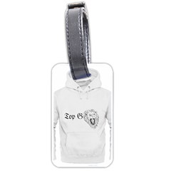 (2)dx Hoodie  Luggage Tag (one Side) by Alldesigners