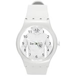 (2)Dx hoodie Round Plastic Sport Watch (M) Front