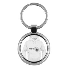 (2)dx Hoodie Key Chain (round) by Alldesigners