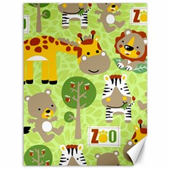 Funny Animals Cartoon Canvas 36  X 48 