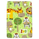 Funny Animals Cartoon Removable Flap Cover (L) Front