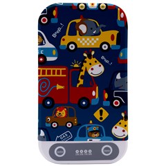 Seamless Pattern Vehicles Cartoon With Funny Drivers Sterilizers by Simbadda