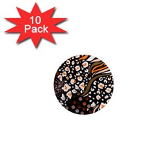 Trendy Mix Animal Skin Prints 1  Mini Magnet (10 Pack)  by Simbadda