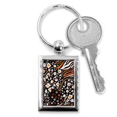 Trendy Mix Animal Skin Prints Key Chain (rectangle) by Simbadda