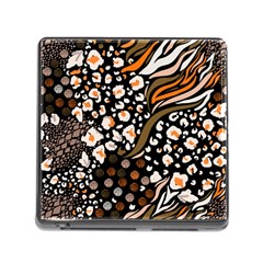 Trendy Mix Animal Skin Prints Memory Card Reader (square 5 Slot) by Simbadda