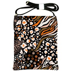 Trendy Mix Animal Skin Prints Shoulder Sling Bag by Simbadda