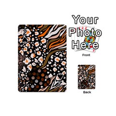 Trendy Mix Animal Skin Prints Playing Cards 54 Designs (mini)