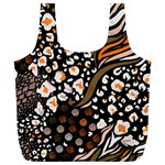 Trendy Mix Animal Skin Prints Full Print Recycle Bag (XL) Front