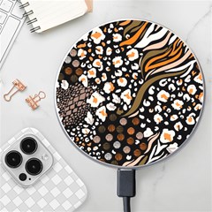 Trendy Mix Animal Skin Prints Wireless Fast Charger(white) by Simbadda