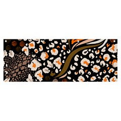 Trendy Mix Animal Skin Prints Banner And Sign 8  X 3  by Simbadda