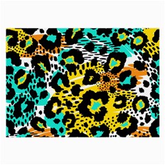 Seamless Leopard Wild Pattern Animal Print Large Glasses Cloth