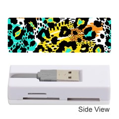 Seamless Leopard Wild Pattern Animal Print Memory Card Reader (stick) by Simbadda