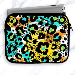 Seamless Leopard Wild Pattern Animal Print Apple Ipad 2/3/4 Zipper Cases by Simbadda