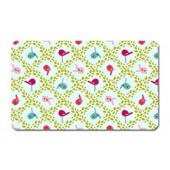 Birds Pattern Background Magnet (rectangular) by Simbadda