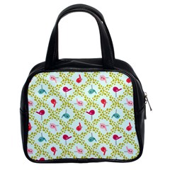 Birds Pattern Background Classic Handbag (two Sides) by Simbadda