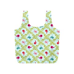 Birds Pattern Background Full Print Recycle Bag (s) by Simbadda