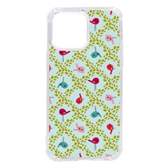 Birds Pattern Background Iphone 14 Pro Max Tpu Uv Print Case by Simbadda