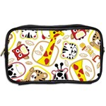 Vector Seamless Pattern Nice Animals Cartoon Toiletries Bag (Two Sides) Back