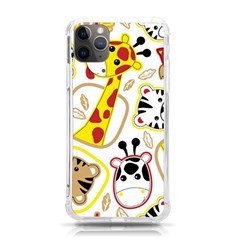 Vector Seamless Pattern Nice Animals Cartoon Iphone 11 Pro Max 6 5 Inch Tpu Uv Print Case by Simbadda