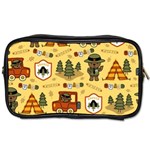 Seamless Pattern Funny Ranger Cartoon Toiletries Bag (Two Sides) Front