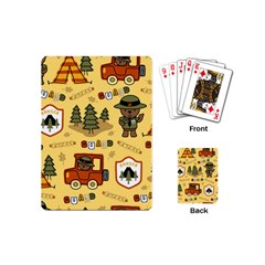 Seamless Pattern Funny Ranger Cartoon Playing Cards Single Design (mini) by Simbadda