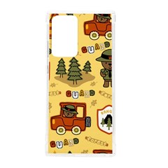 Seamless Pattern Funny Ranger Cartoon Samsung Galaxy Note 20 Ultra Tpu Uv Case by Simbadda