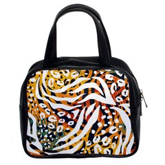 Abstract Geometric Seamless Pattern With Animal Print Classic Handbag (two Sides) by Simbadda